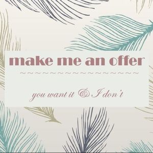 Make an offer on any items in my closet